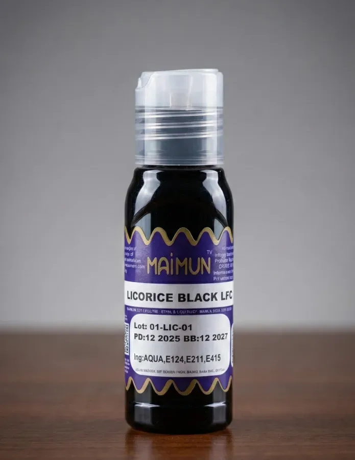 LICORICE BLACK LIQUILIQUIFOOD  COLOUR 50ML